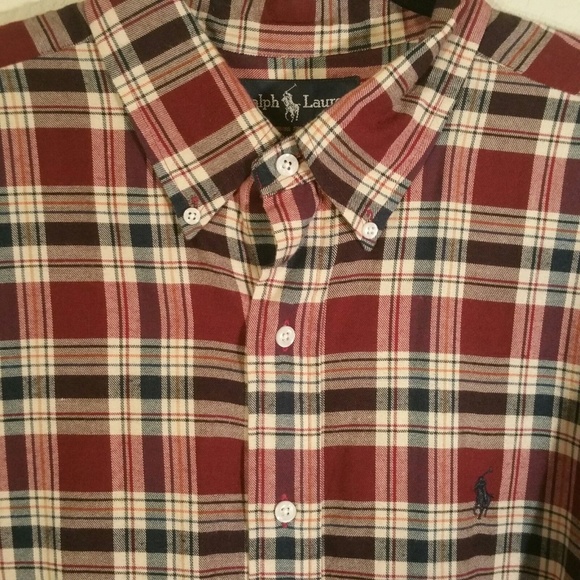 Ralph Lauren Pony Logo Plaid Button Down - Picture 2 of 4